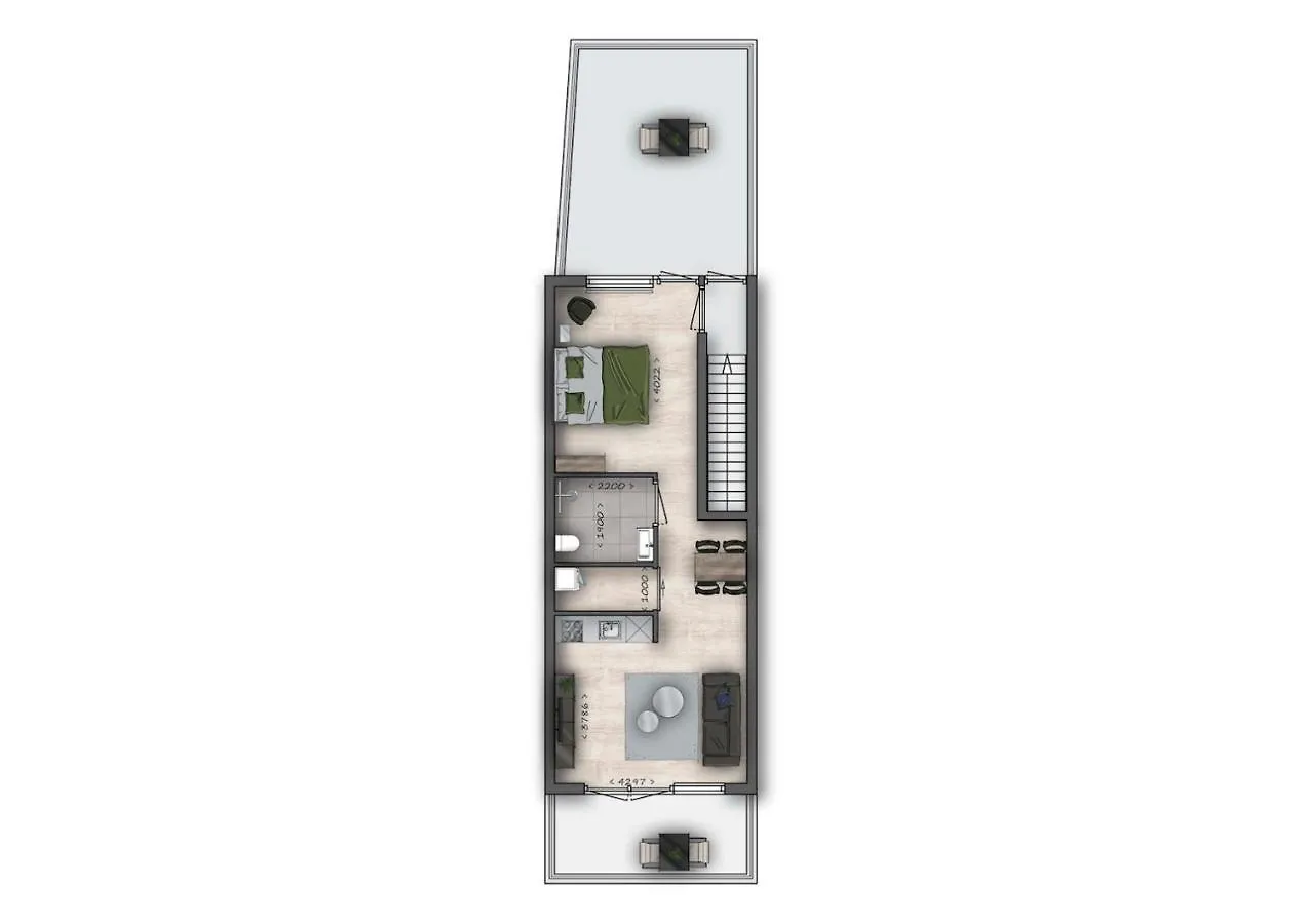 Sunny 45M2 Penthouse With Balcony And Terrace - R65C Apartman Eindhove